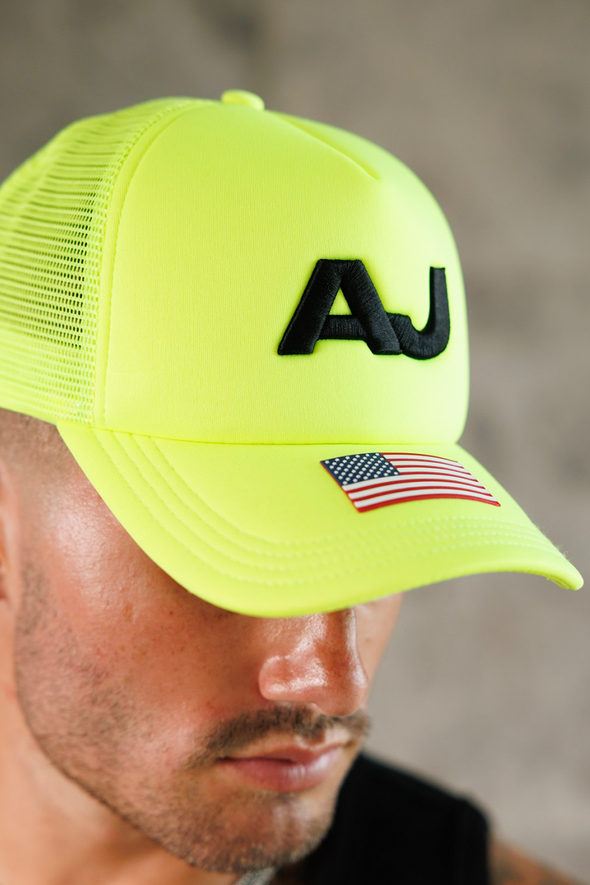 AJ YEL TRUCKER CAP