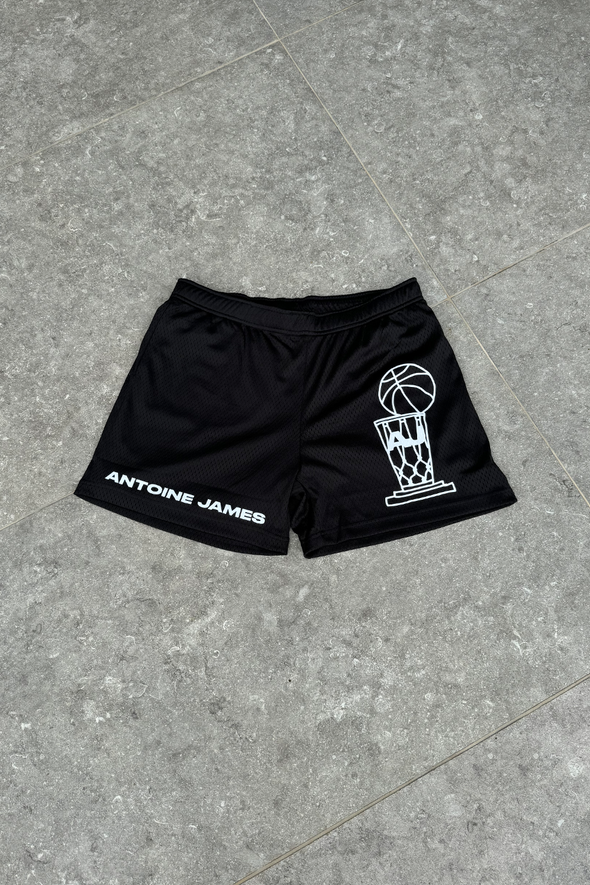 THE CHIP 2.0 - BLK BASKETBALL SHORTS (ONLY S & M - LEFT)